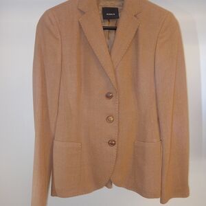 Akris Camel-Tone Women's Single-Breasted Blazer